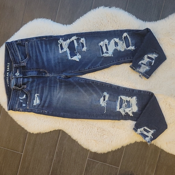 American Eagle Outfitters Denim - American Eagle Next Level Stretch Hi-Rise Jegging Crop, sz 0 Short